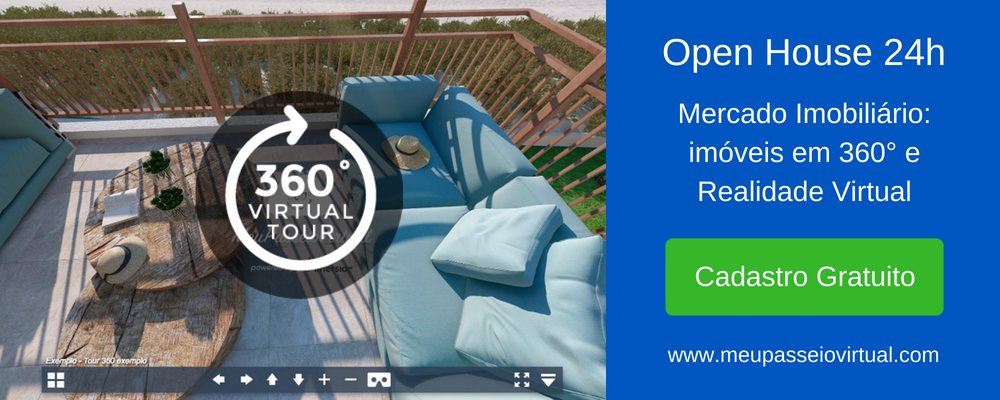 Open House 24h - Mercado imobiliário: imóveis em 360 e Realidade Virtual