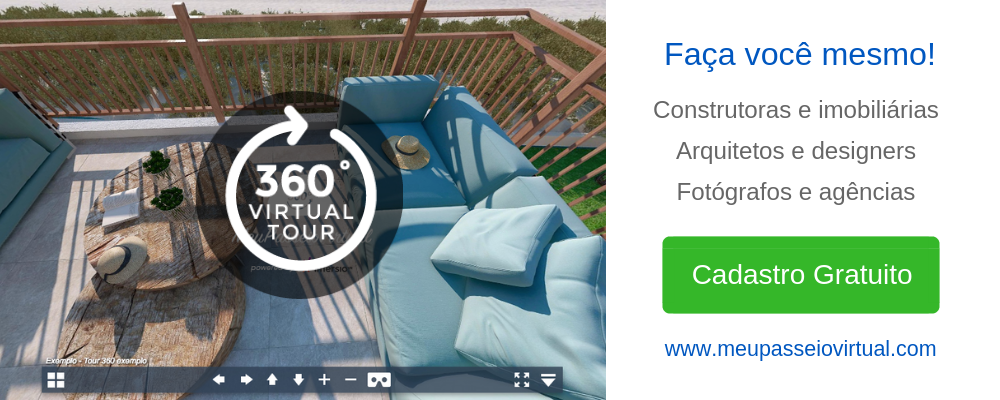 Tour Virtual 360: Faça você mesmo! Para Construtoras, Imobiliárias, Arquitetos, Designers de Interiores, Fotógrafos e Agências