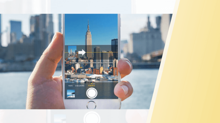 Câmera de celular não capta Fotografia 360